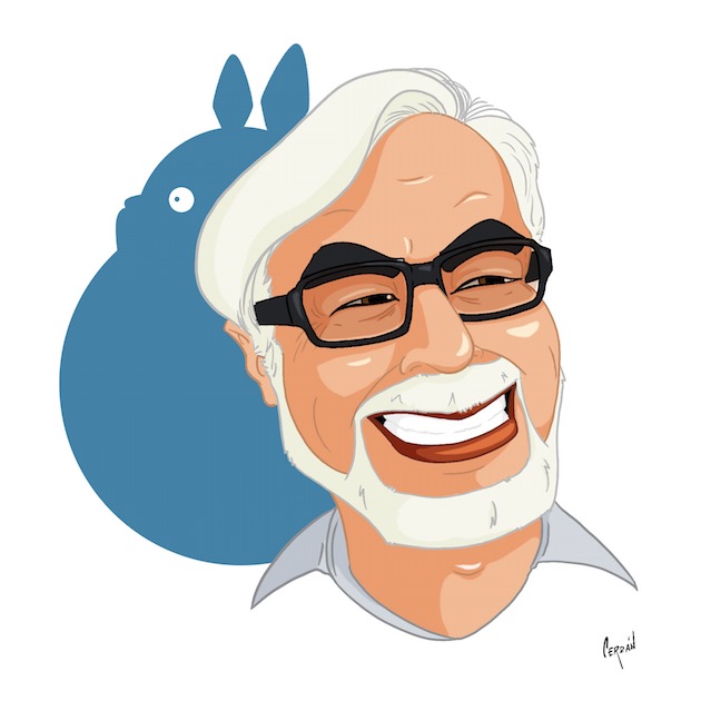Beards Miyazaki Illustration