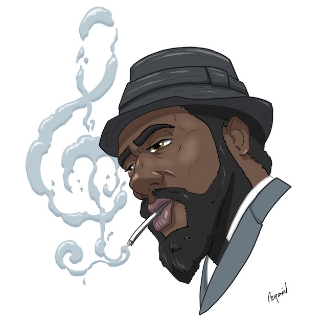 Beards Thelonious Monk Illustration