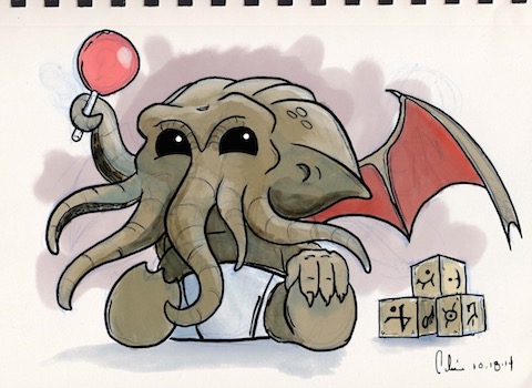 Inktober_Baby_Cthulhu