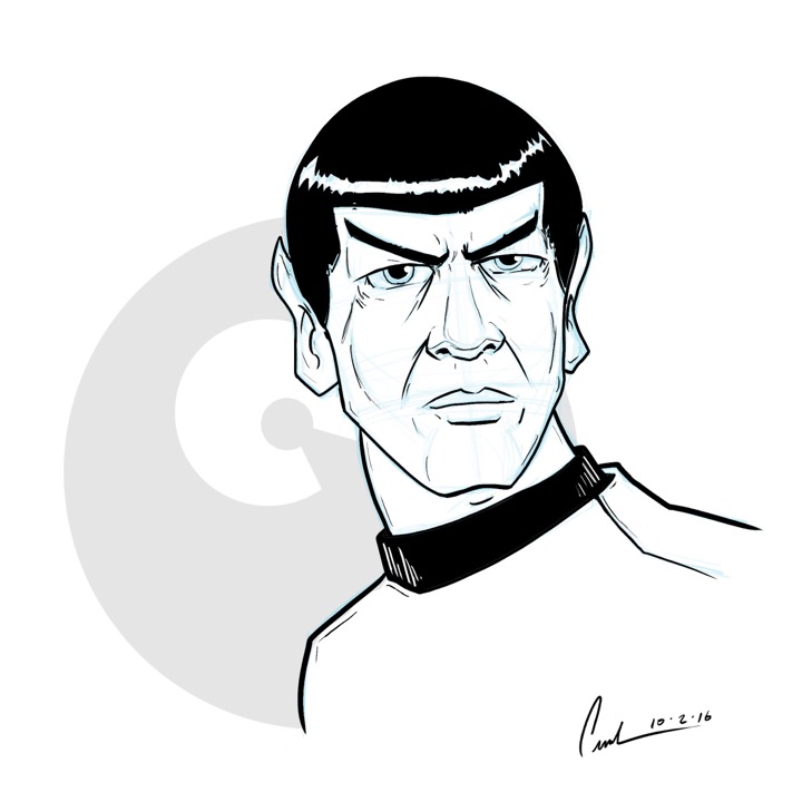 Inktober_Spock