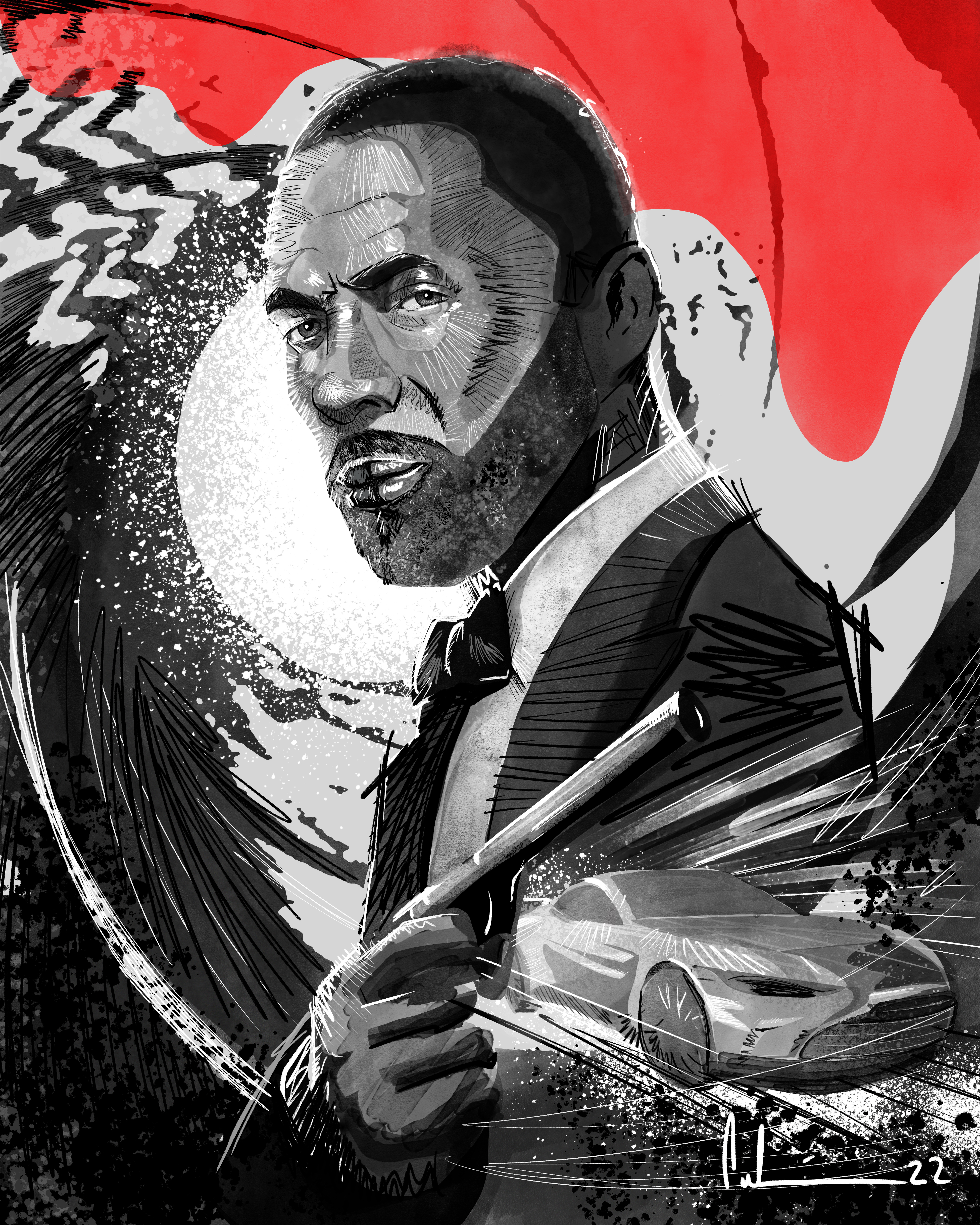 InkTober2022_Redux_10_IdrisElba_Bond