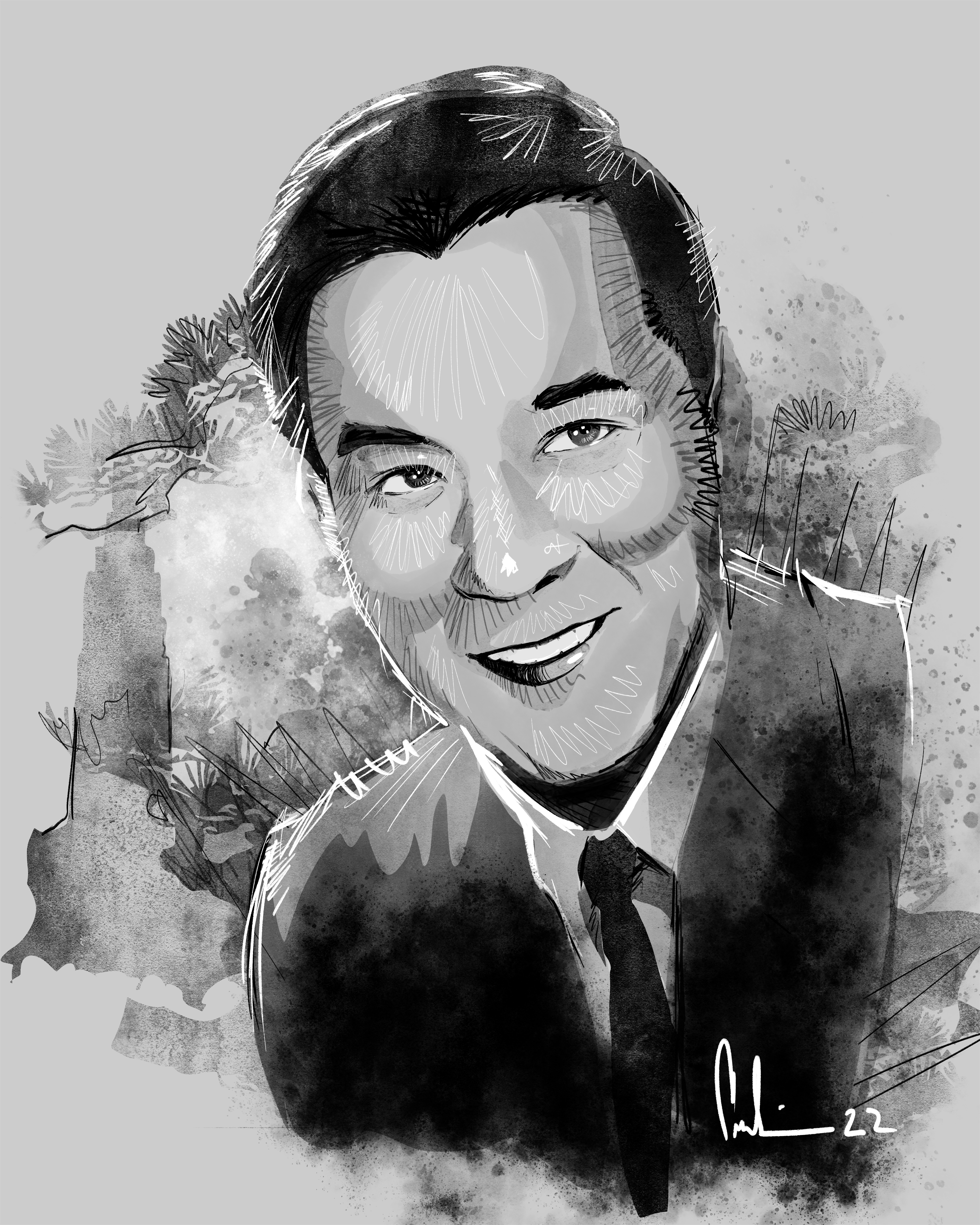 InkTober2022_Redux_12_JamesShigeta_AMajorityofOne